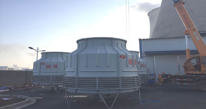 圆形逆流式玻璃钢冷却塔