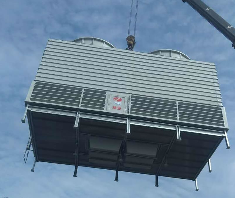 小型冷却塔吊装