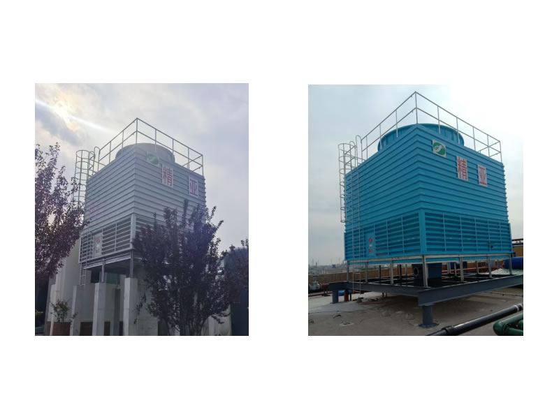 FN逆流方形冷却塔用户现场