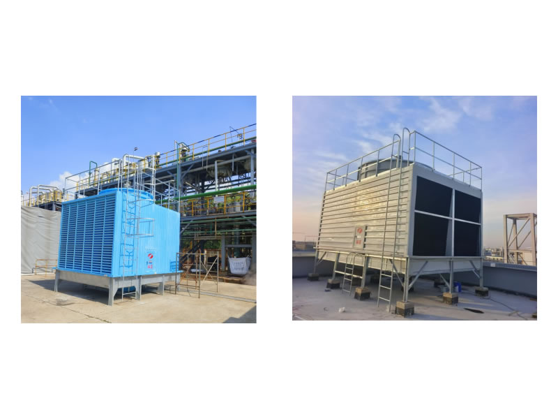 BH系列逆流方形冷却塔用户现场